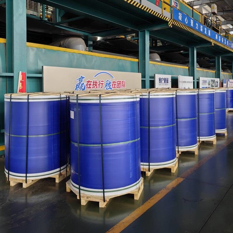 1050 3004 Blue Color PVDF Aluminum Sheet Coil For Roofing  Sheet