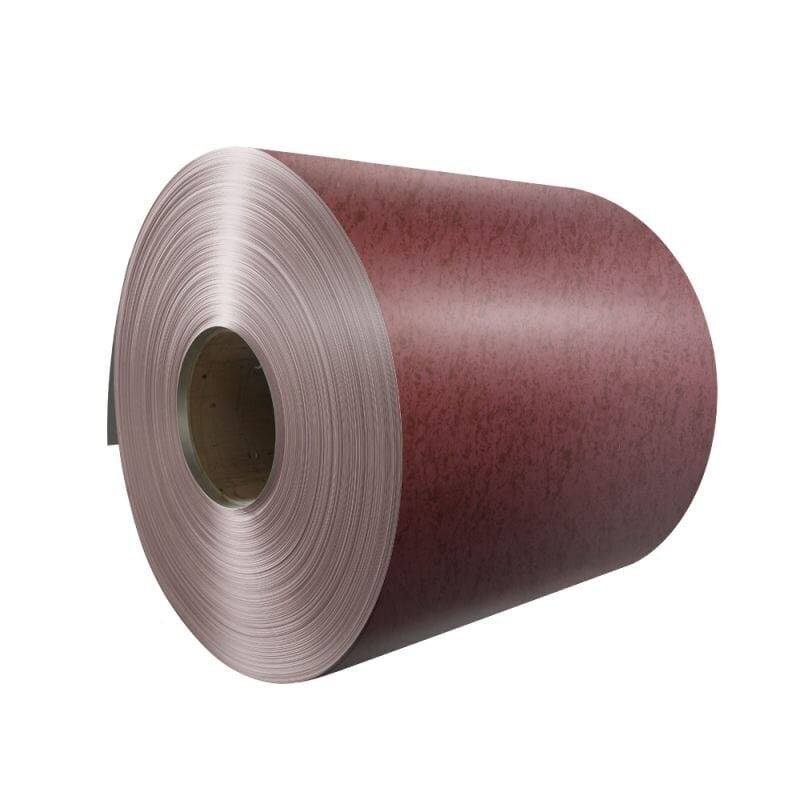 3003 5052 Wood Grain Aluminum Coil , Wood Aluminium Coil For Kitchen Cabinet Panel