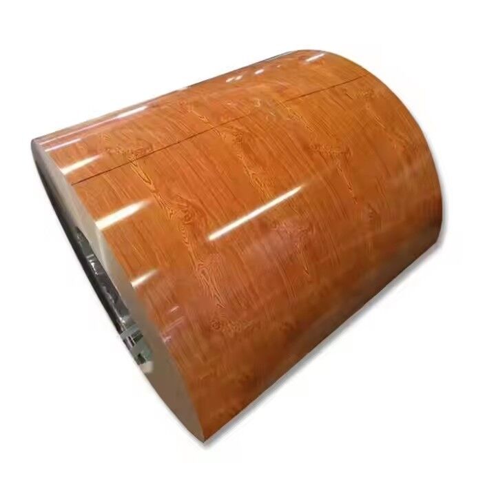 Wood Grain Color Coated Aluminum Coil For Interior Wall Decoration