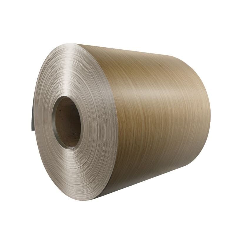 Pine Wood Grain Color Coated Aluminium Coil Wood Texture Aluminum Material