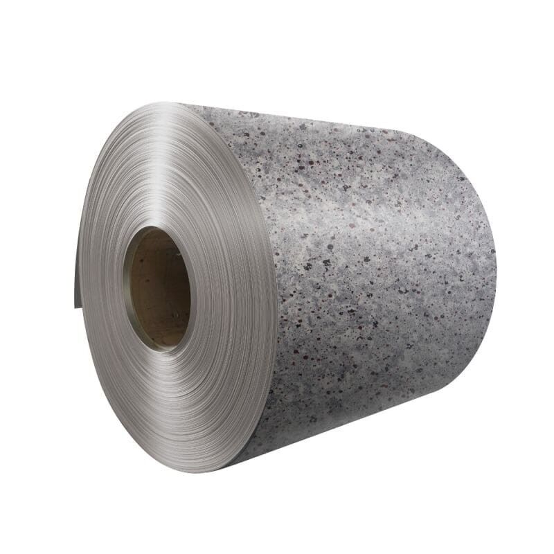 2.35mm 厚さ プレペイントアルミニウムコイル コーラルストーン木目調アルミニウムコイル カラーコーティング