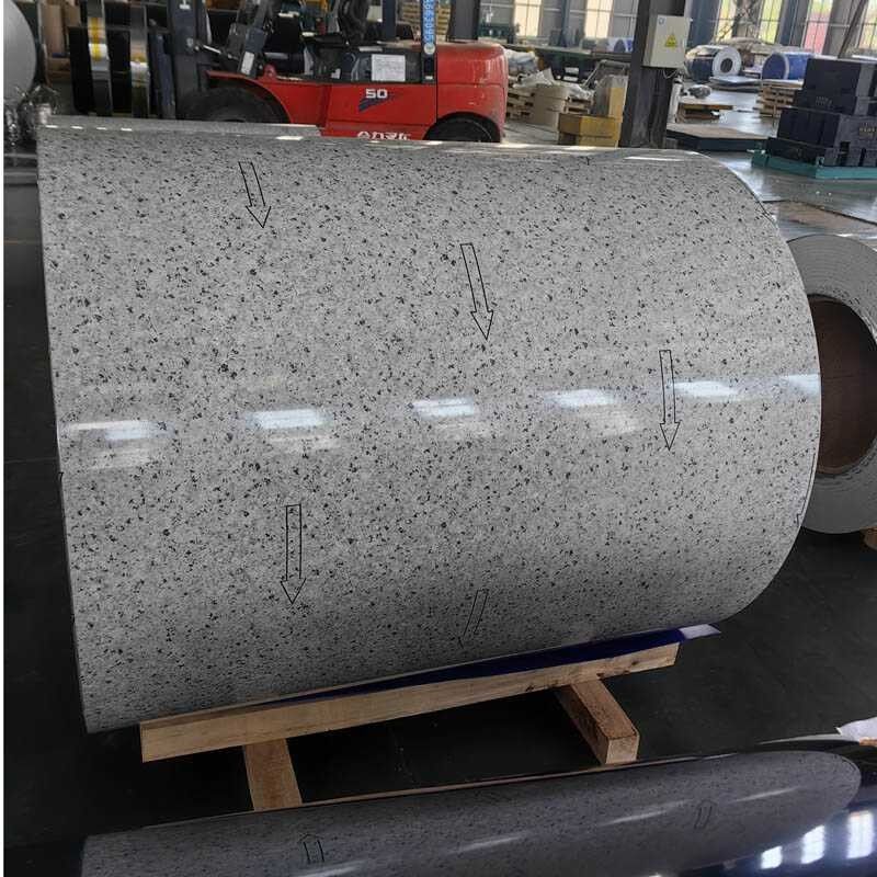PVDF Coated Lightweight Stone Pattern Aluminum Coil For Building Decoration