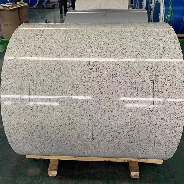 PVDF Coated Lightweight Stone Pattern Aluminum Coil For Building Decoration