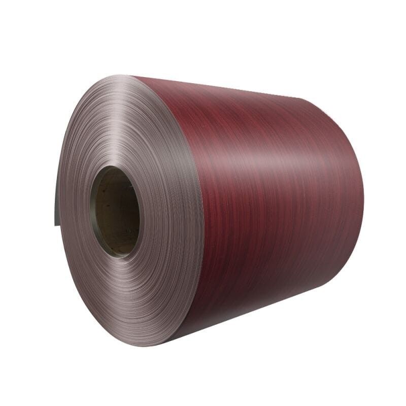 PVDF Imitation Brushed Aluminum Coil Roll Straight Line Color Coated Aluminum Coil