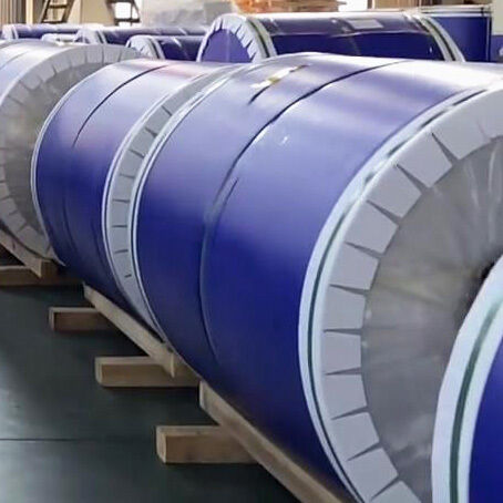 AA1070 Alloy Gold Mirror Aluminum Coil PVDF Coating For Light Reflector